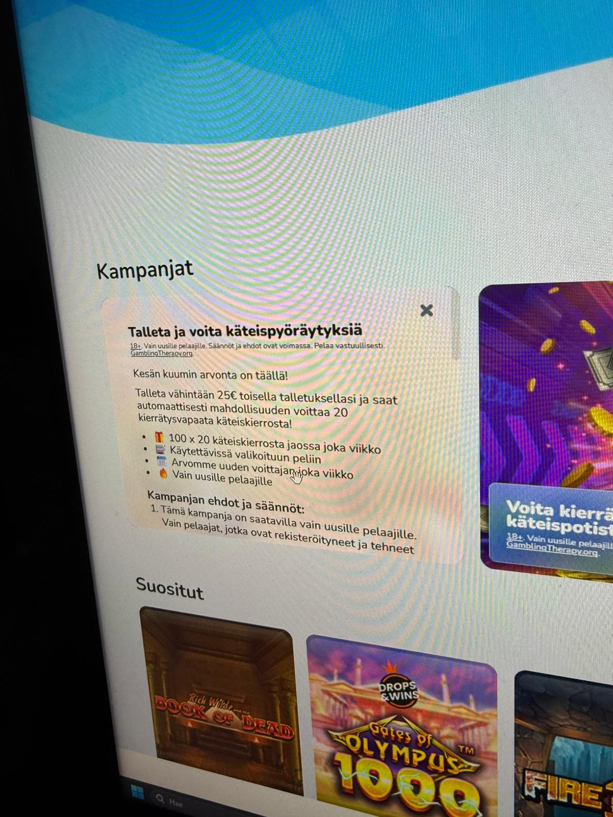 Huippu Kasino käteiskierrokset maksetaan suomalaisille pelaajille ilman kierrätysvaatimuksia