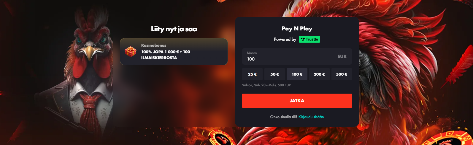 Paras Trustly-kasino tarjoaa suomalaisille pelaajille nopeat talletukset ja verovapaat voitot