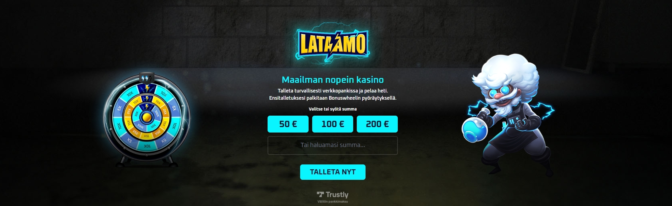 Trustly pikakasino tarjoaa suomalaisille pelaajille nopeat talletukset ja kotiutukset ilman rekisteröintiä