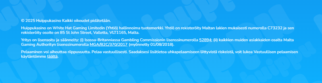 Uusi casino lisenssi kertoo pelaajille kasinon turvallisuudesta ja verovapaista voitoista