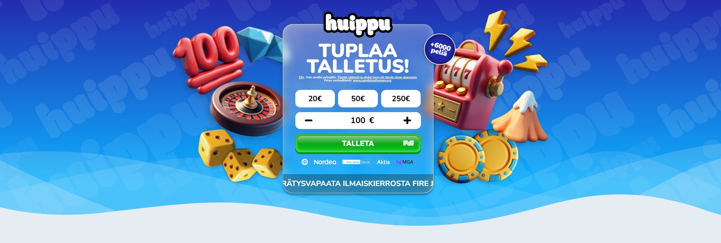 Uusi pikakasino tarjoaa suomalaisille pelaajille verovapaat voitot ja nopeat kotiutukset