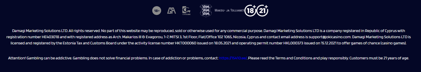 joki casinon lisenssi ja turvallisuus
